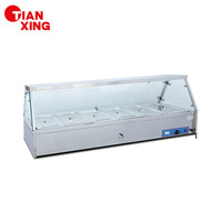 TIANXING peralatan restoran komersial wadah GN 3-6pan listrik makanan prasmanan hangat Bain Marie penghangat makanan