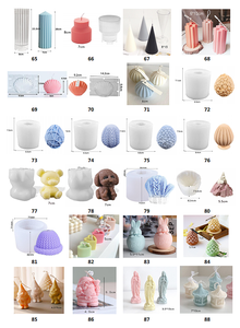 แม่พิมพ์ซิลิโคนใส่เทียนแบบทันสมัยสำหรับทำเทียน - Product Image 5