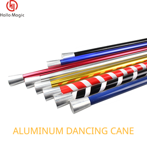 Canne de danse en aluminium, baguette magique pour magicien, bâton en métal avec pouvoirs magiques - Product Image 2