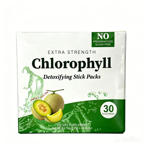 Extra Strength Chlorophyll Antioxidant Detoxifying Powder Packs (4 Flavors <strong>Spearmint</strong>/Lime/Apple/Melon) 30 Packs Sugar <strong>Supplement</strong> - Product Image 2