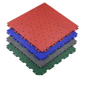 PP interlocking usage temporary build Spirit stone outdoor basketball sports court surface flooring