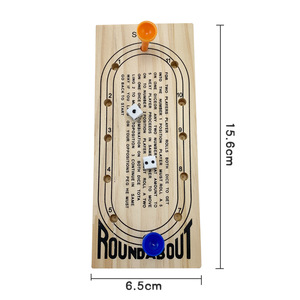 <strong>Wooden</strong> Throwing Dice to Play Baseball Game Pitching <strong>Puzzle</strong> Baseball Game Board - Product Image 6