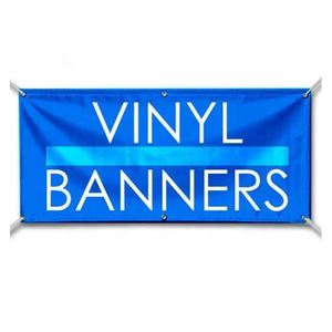 Bannière publicitaire personnalisée, impression haute résistance, logo de marque, 13oz 18oz, bannière en PVC flexible imperméable pour publicité extérieure - Product Image 1