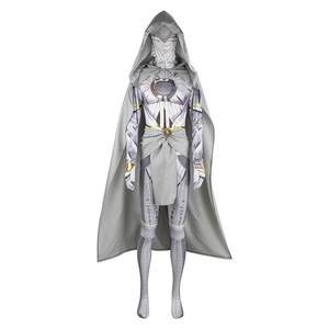 Mono de superhéroe de manga larga de 6 piezas para adultos de alta calidad con capa Moon Knight Cosplay disfraces de Halloween para hombres - Product Image 2
