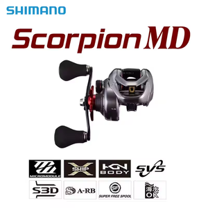 SHIMA SCORPION MD 300XG 301XG 300XGLH 301XGLH Moulinets de pêche Baitcasting 7.9:1 Rapport de vitesse Profil bas <span class=keywords><strong>Moulinet</strong></span> d'eau salée à longue coulée - Product Image 2