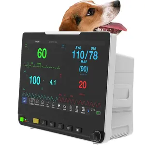 DAWEI alat pemantauan terus menerus hewan peliharaan Monitor detak jantung