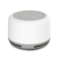 Machine à bruit blanc portable en plastique pour l'exportation, avec fonction de musique, minuteur et veilleuse, haut-parleur sans fil rechargeable, chargement Type-C