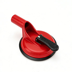 Portable Suction Cup Door Stopper Red Black Aluminum Alloy Easy Installation Floor <b>Mount</b> Minimalist Design Gate <b>Block</b> - Product Image 1
