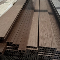 Planche de terrasse composite co-extrudée pour extérieur, design WPC pour terrasse et jardin
