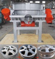 Machine de Polissage par Vibration pour Jantes en Aluminium à Grande Capacité Automatique / Polisseuse à Tonneau Vibrante