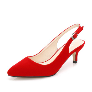 Chaussures de luxe Sh11421a 2025 à talons de <span class=keywords><strong>5</strong></span> <span class=keywords><strong>cm</strong></span>, chaussures habillées à <span class=keywords><strong>talon</strong></span> bas, slingback pour femmes - Product Image 2