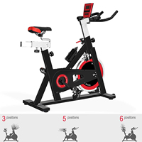 Vélo de spinning portable JDM pour la maison, en acier, avec frein à friction, écran LCD et capacité de charge de 120 kg – Vente en gros