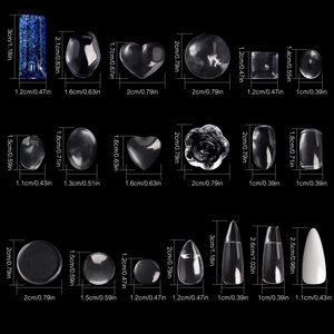 KADS - Exhibidores Transparentes para Uñas con Adhesivos, Muestras de Color para Esmalte de Gel, Tarjetas de Exhibición para Fotografía de Esmalte de Gel - Product Image 2