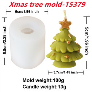 แม่พิมพ์เทียนซิลิโคนรูปต้นคริสต์มาส/สเลด/<span class=keywords><strong>บ้าน</strong></span>/ซานต้า/ตุ๊กตาหิมะแม่พิมพ์ถั่วเหลือง<span class=keywords><strong>ก</strong></span>ลิ่นหอมแบบ DIY เทียนที่สมบูรณ์แบบและงานฝีมือยิปซั่มของต<span class=keywords><strong>ก</strong></span>แต่งเดสก์ท็อป<span class=keywords><strong>บ้าน</strong></span> - Product Image 2