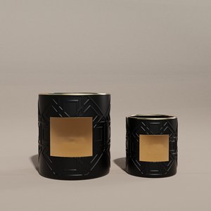 <span class=keywords><strong>Velas</strong></span> de <span class=keywords><strong>Cera</strong></span> de Soja en Recipientes de Cerámica Reutilizables con Diseño en Relieve, C&H OEM ODM - Product Image 3
