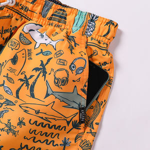 Gailang Summer Elements Slip <span class=keywords><strong>de</strong></span> <span class=keywords><strong>bain</strong></span> <span class=keywords><strong>de</strong></span> fitness pour hommes Respirant Five-Point Beach Shorts Animal Sanya Style Vacation Wear for - Product Image 3