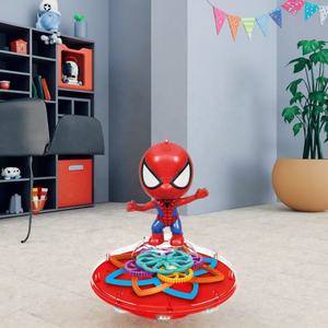 KK 5D Électrique Animal Jouet Véhicule Clignotant Lumière et Musical <span class=keywords><strong>Spiderman</strong></span> À Piles En Plastique OMNI DIRECTION - Product Image 6
