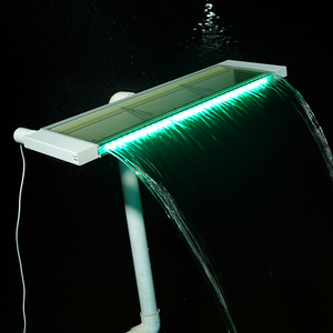 Al Aire Libre vertedero <span class=keywords><strong>de</strong></span> agua fuente <span class=keywords><strong>de</strong></span> agua piscina <span class=keywords><strong>cascada</strong></span> con luz LED - Product Image 2