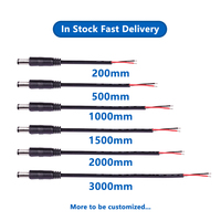 Personnalisation en usine – Prise mâle DC 5,5x2,1 mm avec isolation PVC pour appareils électroménagers 12V/24V, caméras de vidéosurveillance, routeurs et bandes LED
