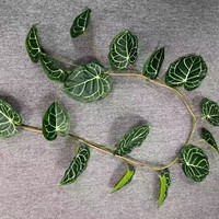 Plante artificielle suspendue en lierre, buis et feuilles vertes en soie pour la décoration de jardin, salon, club, bar et mariage