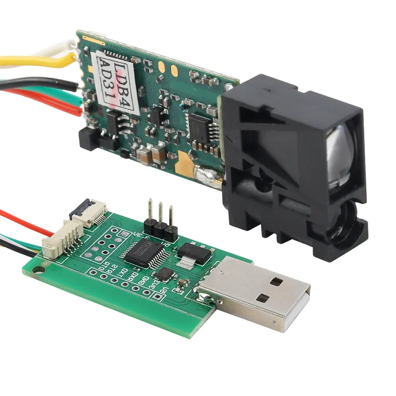 Sensor de medição de distância a laser TTL, mini sensor de medição de distância Modbus para medição de distância, LDL 40m