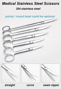Gunting bedah medis alat operasi gunting baja tahan karat nama operasi - Product Image 5