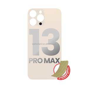Cubierta trasera de agujero grande para Iphone 13PM Batería de cubierta trasera de repuesto de vidrio de calidad original para iPhone 13 Pro Max - Product Image 1
