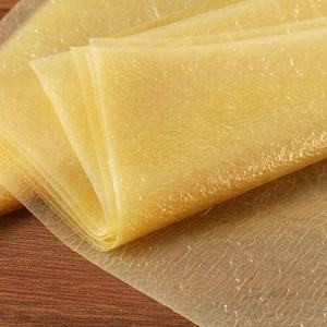 Peau <span class=keywords><strong>de</strong></span> tofu séchée biologique pour soupe, dessert, cuisine végétale, riche en fibres, sans gluten, aliment santé - Product Image 6