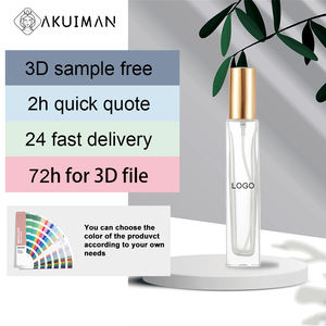 Flacons de parfum de voyage en verre givré aluminium, 10 ml et 15 ml, vaporisateur, échantillons de haute qualité, originaux. - Product Image 4