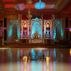 Últimos Diseños de Marcos para Telones de Fondo de Boda, Nuevo Diseño de Escenario para Bodas, Decoración de Escenario para Bodas Indias, Precio de Fábrica - Product Image 1