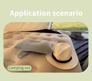 Quattro stagioni disponibili materassino gonfiabile per esterni pieghevole in TPU Drop stice tessuto con pompa integrata ricaricabile - Product Image 4