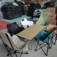 Nouvelle table de cuisine pliante en aluminium pour le camping, mobilier d'extérieur moderne et léger