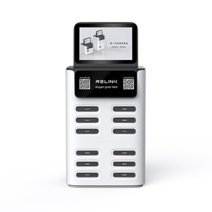สถานีเช่าแบตเตอรี่สำรองแบบ NFC 12 ช่อง รองรับการชาร์จเร็ว 40W พร้อมหน้าจอ LED รุ่น Relink CS-S12 Pro - Product Image 2