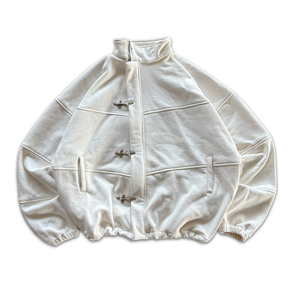 <span class=keywords><strong>Veste</strong></span> à fermeture éclair pour pompier, en coton blanc, avec fermoir métallique, pour hommes - Product Image 3