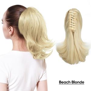 Vente <span class=keywords><strong>de</strong></span> gros Perruque en fibre synthétique style épingle à cheveux cheveux courts <span class=keywords><strong>Coiffure</strong></span> queue <span class=keywords><strong>de</strong></span> <span class=keywords><strong>cheval</strong></span> - Product Image 2