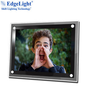 CF1A 12V/24V 직사각형 아크릴 가장자리 조명 사인 베이스 플랫 크리스탈 LED 조명기구 메뉴 패널의 뜨거운 판매 - Product Image 2