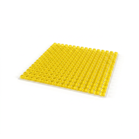 Coussin de table d'opération en gel gaufré 115x50cm, matelas anti-pression pour bloc opératoire avec revêtement PU imperméable
