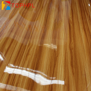 Panneau HPL à effet bois, épaisseur 0,5-1 mm, stratifié <span class=keywords><strong>d</strong></span>écoratif Formica pour meubles et armoires - Product Image 1