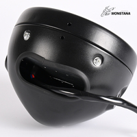Precio de fábrica, faro delantero automático, haz Alto y Bajo con ojo de ángulo, Faro de montaje de motocicleta LED redondo de 5,75 pulgadas