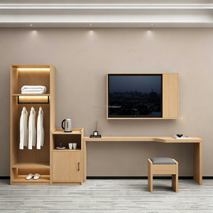 Nouvel ensemble complet de mobilier commercial pour hôtel, mobilier de chambre d'hôtel, ensembles de chambre à coucher à prix réduit, cadre de lit king size, ensemble de mobilier de chambre d'hôtel - Product Image 3