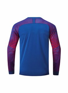 Service OEM, vêtements de <span class=keywords><strong>football</strong></span>, maillot de foot, uniforme de <span class=keywords><strong>gardien</strong></span> de <span class=keywords><strong>but</strong></span> bleu avec jaune, ensemble d'équipement d'entraînement pour <span class=keywords><strong>gardien</strong></span> de <span class=keywords><strong>but</strong></span> - Product Image 2