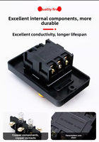 Interrupteur à bouton-poussoir étanche KAO-10KH KAO-5M marche/arrêt 10A 24V IP53 1NO1NC avec boîtier