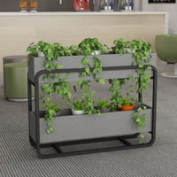 Étagère de séparation pliable en acier personnalisable pour bureau, restaurant, café, salon