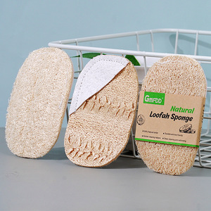 Wholesale 100% Biodegradable Natural Loofah Sponge Effective Dishwashing Luffa Scourer <strong>Scrub</strong> <strong>Brush</strong> Model BM-12 Cleaning <strong>Brushes</strong> - Product Image 4