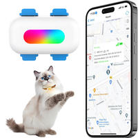 Traceur GPS pour animaux de compagnie en temps réel, anti-perte, étanche IP66, 4G LBS, stockage cloud, 120 heures d'autonomie, mini localisateur pour chiens et chats