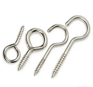 Kunden spezifische selbst schneidende Schraube aus verzinktem Schaf auge mit rundem, leichtem Haken ringring, Schaf-Augen schraube - Product Image 2