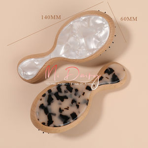 MiDairy LOGO personalizzato 3000 + colori setole acetato di cellulosa spazzola per parrucchieri airbag cuscino in legno 221517 pettine - Product Image 4