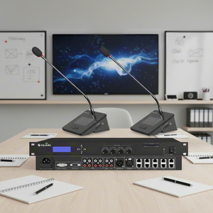 Microphone <span class=keywords><strong>de</strong></span> <span class=keywords><strong>conférence</strong></span> <span class=keywords><strong>de</strong></span> type T <span class=keywords><strong>de</strong></span> table, microphone <span class=keywords><strong>de</strong></span> <span class=keywords><strong>conférence</strong></span> filaire à col <span class=keywords><strong>de</strong></span> cygne - Product Image 4