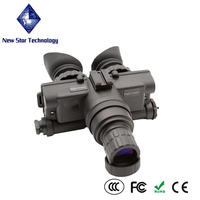Kacamata Penglihatan Malam Helm Manual Gain Mil Spec Optics Fitur Teropong Tunggal NVG Kacamata Penglihatan Malam PVS 7 Housing