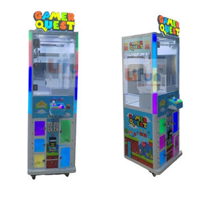 آلة رافعة قطيفة صغيرة داخلية تعمل بقطع النقود المعدنية مع دمى سلسلة مفاتيح صغيرة للبيع في المركز التجاري - Product Image 3